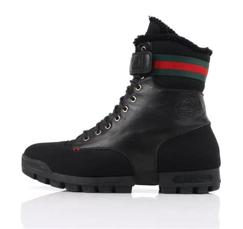 gucci mens boots on sale|gucci combat boots men's.